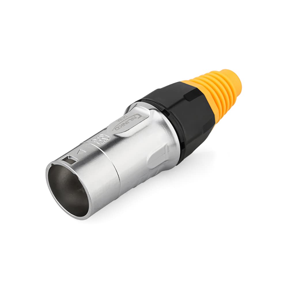 CNLINKO YT-RJ45 Waterproof Connector, IP65 circular connector, High-Speed data transmission aviation connector, Anti-Interference metal shell male plug
