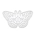 Resting Butterfly Set Cutting Dies Stencil Frame Metal Template DIY Paper Card 1 Pc