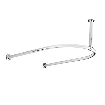 Downton Abbey Traditional U Shaped Shower Curtain Rail Amazon Co