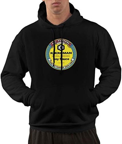All-Purpose-Kikkoman-Soy-Sauce Casual Loose Men's Hoodie Pullover Sweatshirt