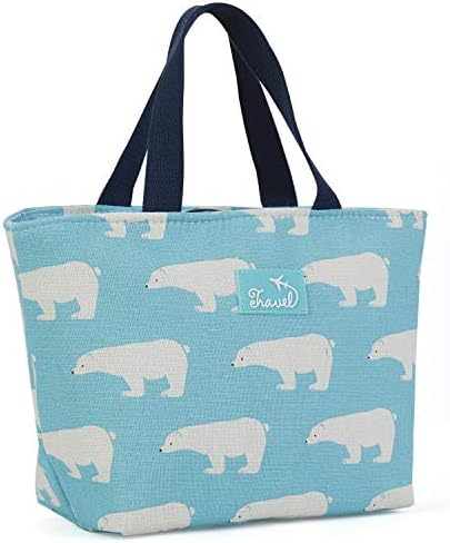 MAXTOP Insulated Lunch Bag for Adult Kids 6L Leakproof Water Resistent Thermal Lunch Bag Cool Bag for Lunch Picnic Bag for Outdoor School Office Travel (Blue)