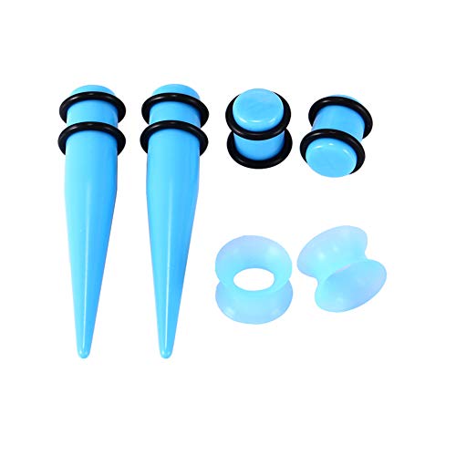 5 Pieces+Ear+Stretching+14G+00G+JieyueJewelry