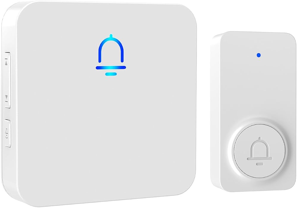 SECRUI Wireless Doorbell 1000 ft IP55 Waterproof 32 Chimes Battery