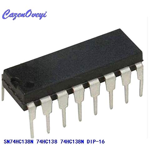 10pcs/lot SN74HC138N 74HC138 74HC138N DIP-16 Encoders Decoders Multiplexers & Demultiplexers 3-to-8 Line Decoder