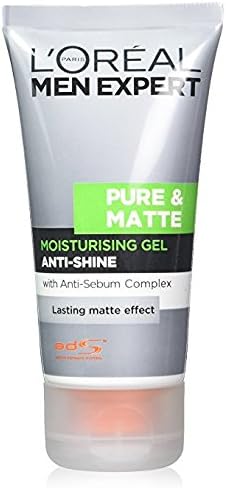 L Oreal Men Expert Pure Matte Anti Shine Gel Moisturiser 50ml