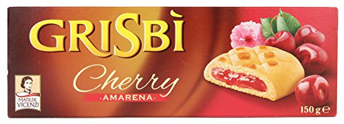Печенье grisbi Fruit фруктовое вишня Cherry 150г*12 (8033102690109)