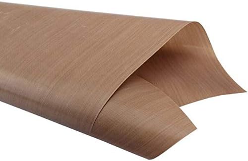 Non-stick Baking Sheet Reusable Baking Mat High Temperature Resistant Teflon Sheet Pastry Baking Oilpaper Heat-Resistant Pad Non-stick for Outdoor BBQ Brown 60x40cm