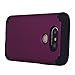 LG G5 Case, Pandawell™ [Corner Protection] Slim Thin Hybrid Dual Layer Shock Absorbing Impact Resist Case Cover for LG G5 (Purple/Black)