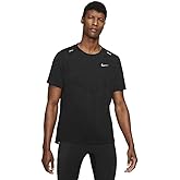 Nike Rise 365 Men's Dri-FIT Short-Sleeve Running Top (Black, CZ9184-013) Size X-Large