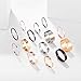 FINETOO 14 PCS Simple Stainless Steel Knuckle Midi Ring Set for Women/Girl CZ Finger Stackable Rings Set Jewelry Friendship