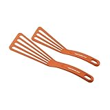 Rachael Ray Tools & Gadgets 2-Piece Nylon Spatula Set, Orange