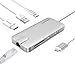 Lenovo USB-C Hub, Type C Adapter with HDMI Port, Gigabit Ethernet Port, USBC Charging Port, 2 USB 3.0 and 1 USB 2.0 Ports, SD/TF Card Reader, Compatible for MacBook Pro and More USB C Devices