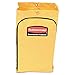 Rubbermaid FG618300 Vinyl Replacement Bag with Zipper for Cleaning Cart, 17.25
