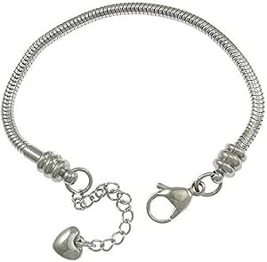 Stainless Steel Starter Charm Bracelet 