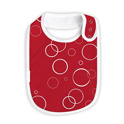 Baby Bibs Large Toddler Cotton Absorbent Snap Button Reflux Drool Teething Feeding Bib