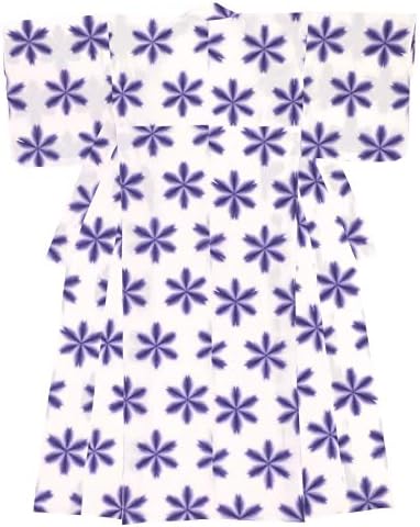 浴衣 白 紫 桜 花 綿 雪花絞り染め 有松絞り 伝統工芸品 竹田庄九郎 レトロ モダン レディース 単品 仕立て上がり 日本製 フリーサイズ 浴衣 白 紫 桜 花 綿 雪花絞り染め 有松絞り 伝統工芸品 竹田庄九郎 レトロ モダン レディース 単品 仕立て上がり 日本製 フリーサイズ