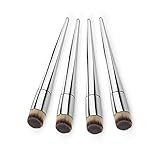 Bolayu New Pro Multipurpose Liquid Face Blush Brush Foundation Cosmetic Makeup Tools (Silver)