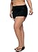 Attraco Women's Plus Size Swim Shorts Solid Swim Bottom Beach Swim Board Shorts