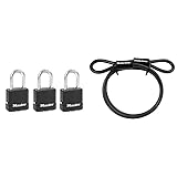 Master Lock 3 Pack Weatherproof Padlocks with