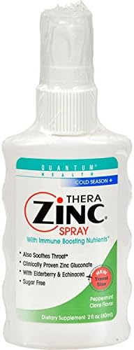 2Pack! Quantum Research Thera Zinc Throat Spray - 2 fl oz