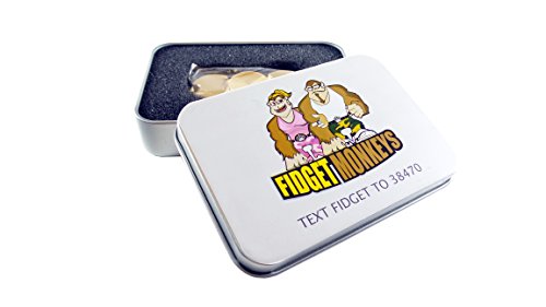 Fidget Monkeys Hand Fidget Spinner EDC Toy Made with Quality Brass, Easy Operation, Spins Times Up to 3 Minutes, Replaceable Bearings, High Speed, Helpful for ADD, ADHD, Anxiety, and Stress Relief