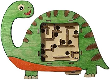 Amazon 木で作る迷路ゲーム 恐竜 １０個セット 工作キット イベント 手作り 工作 おもちゃ おもちゃ