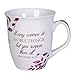 Proverbs 31 Woman Pink White Leaves 16 Ounce Ceramic Stoneware Coffee Mug (1)