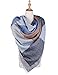 OTIOTI Womens Poncho Sweaters Winter Warm Thick Knitted Shawls Reversible Wraps With Tassel Plus Size