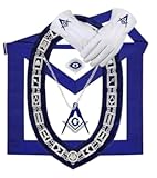 Masonic Regalia Master Mason Blue Lodge Apron Set