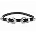 Wink Gal Women's Boho Metal Western Double Buckle Belt Sliver