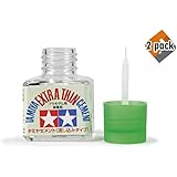 Tamiya 87038 Extra Thin Cement Glue Fine Tip 40ml 2 Pack