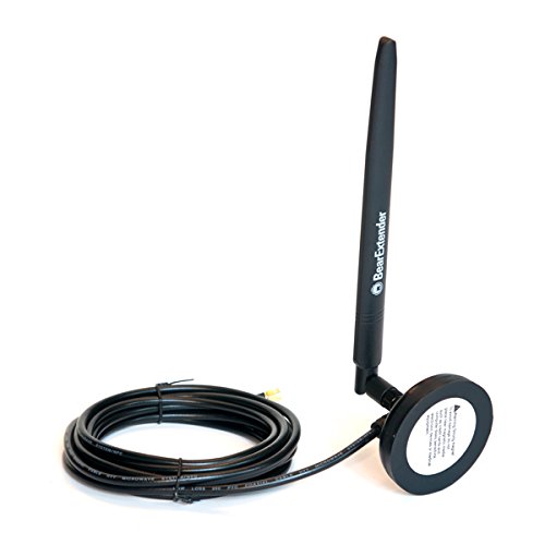 BearExtender Heavy Duty 7 dBi Wi-Fi Antenna w/ RP-SMA Extension Cable & Magnet Base