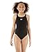 Speedo Girls Endurance Plus Medalist Swimsuit in Black or Red