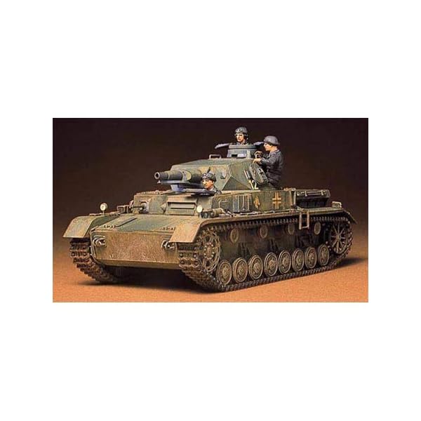 Tamiya 35096 - 1:35 WWII Deutsche Panzerkampfwagen IV Ausführung D, Modell-Bausatz, grün