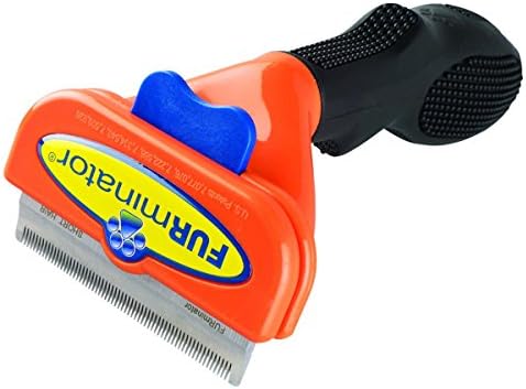 Short Hair deShedding Brush for Medium Dogs 21-50 Lbs 2.6" Inch Edge Blade FURminator Grooming Tool Comb