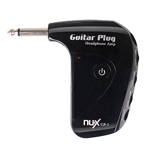 niceEshop(TM) NUX GP-1 Classic AUX Jack Rock Guitar Plug Headphone Amp (Black)