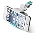 ZJ-Marley Magnetic Vent Cell Phone Car Mount Holder for Phones--(White-Green)
