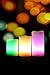 SELS LED Real Wax Flameless Flickering Candle Set with Timer and Remote Control, Color Changing (Set of 3)