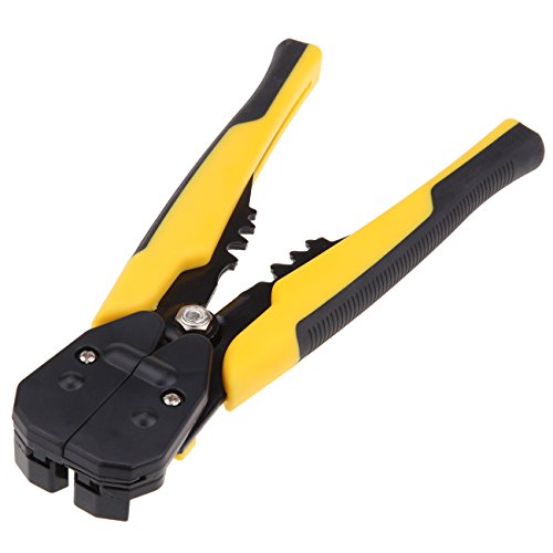 Iglobalbuy 3 In 1 8" Automatic Electric Cable Wire Striper Cutter Crimper Stripper Pliers Terminal Tool W/Self-adjusting Jaws AWG24-10 (0.2~6.0mm²) - Thumbnail 6