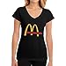 Lakssn Women’s Youth Girls McDonalds Tee Shirts Short Sleeve T Shirt for Women Girls T-Shirt V Neck Cotton Tshirtthumb 2