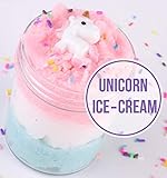 Unicorn Fairy Putty Cloud Slime, Cotton Candy Slime Supplies Stress Relief Toy Scented Sludge Toy for Girls and Boys 4OZ