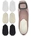 Dr. Foot’s Orthopedic Medial & Lateral Heel Wedge Silicone Insoles for Supination & Pronation - O/X Type Leg Corrective Gel Adhesive Inserts - 3 Pairs (Beige+Black+Clear)