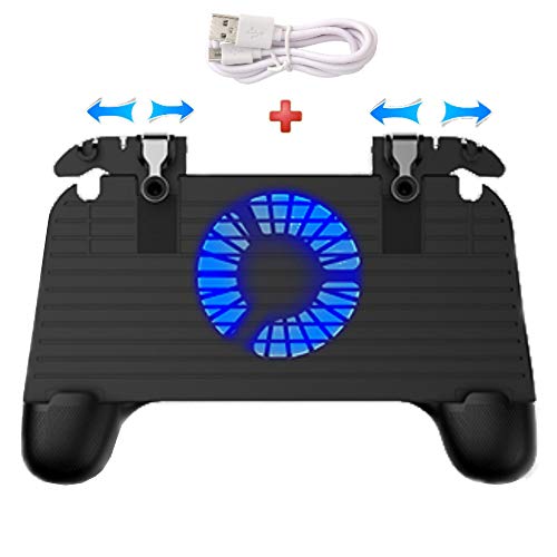 Mobile Game Controller [Upgrade Version] Mobile Gaming Trigger for PUBG/Fortnite/Rules of Survival Gaming Grip and Gaming Joysticks for 4.5-6.5inch Android iOS Phone. (Mobile Game Controller.