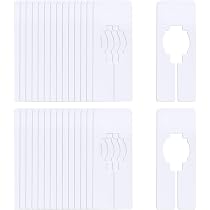 Séparateurs Tringle à Vêtements Betinyar - Lot De 30 Ronds Vierges 9cm - Organisation Placard Taille/Couleur