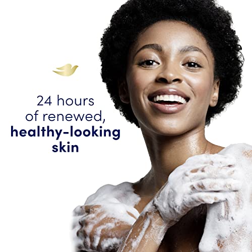 DOVE BODY WASH RENEW PEONY & ROSE OIL FOR 24HR LOTION-SOFT SKIN MOISTURIZING SKIN CLEANSER WITH NO SULFATES NO PARABENS 20 OZ