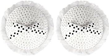 Sexy Burlesque Sequin White Pasties with Bow for Women Lingerie Set Premium Underwear Adult Gift