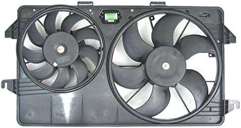 Dual Radiator and Condenser Fan Assembly - Pacific Best Inc. Compatible/Replacement for FO3115180 10-13 Ford Transit Connect