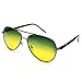 PenSee Day Night Vision Sunglasses Glasses Anti-glare Driving Eyewear Polarized Lens Rifle Frame (Rifle)