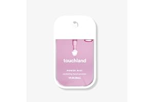 Touchland Power Mist Hydrating Hand Sanitizer, Berry Bliss Scent, Spray Mist, 30mL, Alcohol-Based with Aloe Vera, Moisturizin