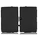 MoKo Google Nexus 10 Case - Slim-Fit Multi-Angle Folio Cover Case with Auto Wake/Sleep for Google Nexus 10 Inch Android Tablet by Samsung, Black